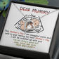 Dear Mummy - Mother's Day Necklace from Baby Bump - Gift for Mom-to-Be, Pregnancy Gift