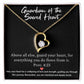 Guardian of the Sacred Heart Necklace - Proverbs 4:23 Scripture Pendant