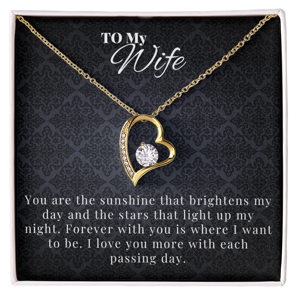 You are the sunshine /  to my wife