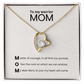 MOM acrostic necklace