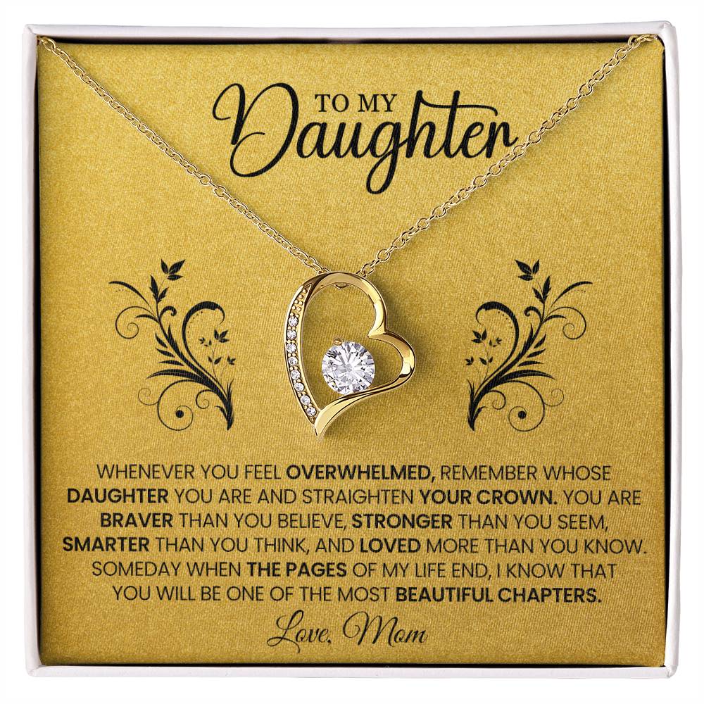 "To My Daughter" Necklace - Help Your Daughter Remember Her Strength Every Single Day