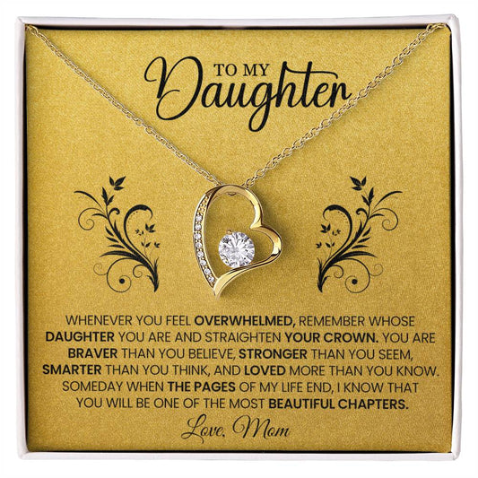 "To My Daughter" Necklace - Help Your Daughter Remember Her Strength Every Single Day