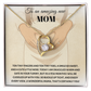 Amazing New Mom Necklace - Baby Footprint Heart Pendant, Expecting Mother Gift