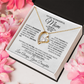 Always in My Heart" Heart Necklace for Wonderful Mom, Daughter's Love, Mother's Day Gift