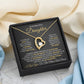 Gift for Daughter From Dad, Necklace for Daughter Birthday, Daughter Keepsake Jewelry, Message Card and Gift Box, Cubic Zirconia, Stainless Steel