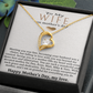 Personalized to my wife pendant on mothers day
