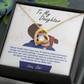 Daughter Heart Necklace Gift from Dad - "Always My Baby Girl" Sentimental Jewelry