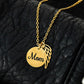 Personalized "Mama Bear" Necklace, Sentimental Mom Gift, Birthday Jewelry - Mom Memorial