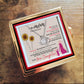 A Daughter's Blooming Love: Rotating Flower Box with "To My Mom" Necklace