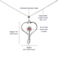 To My Nurse Daughter - Stethoscope Pendant Necklace with Heartfelt Message, Proud Gift for a Nurse, caregiver gift, Healer daughter.