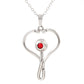 To My Nurse Daughter - Stethoscope Pendant Necklace with Heartfelt Message, Proud Gift for a Nurse, caregiver gift, Healer daughter.