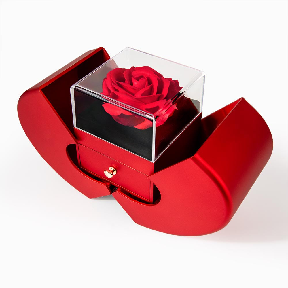 Heart shaped gift box - to my wife - i may not be your first kiss