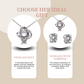 Daughter Gift from Dad - Forever Love Knot Necklace in Rotating Flower Box