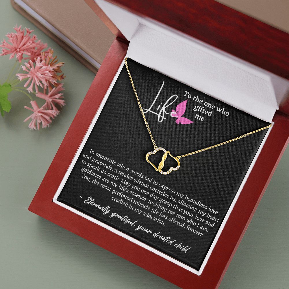 Everlasting Love Diamond Hearts Necklace